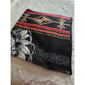Native American Chief Blanket Throw Southwestern home decor acrylic/polyester